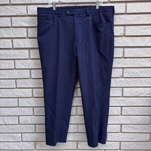 Joseph Abboud 5 Pocket Wool Blend Dress Pants Navy Blue